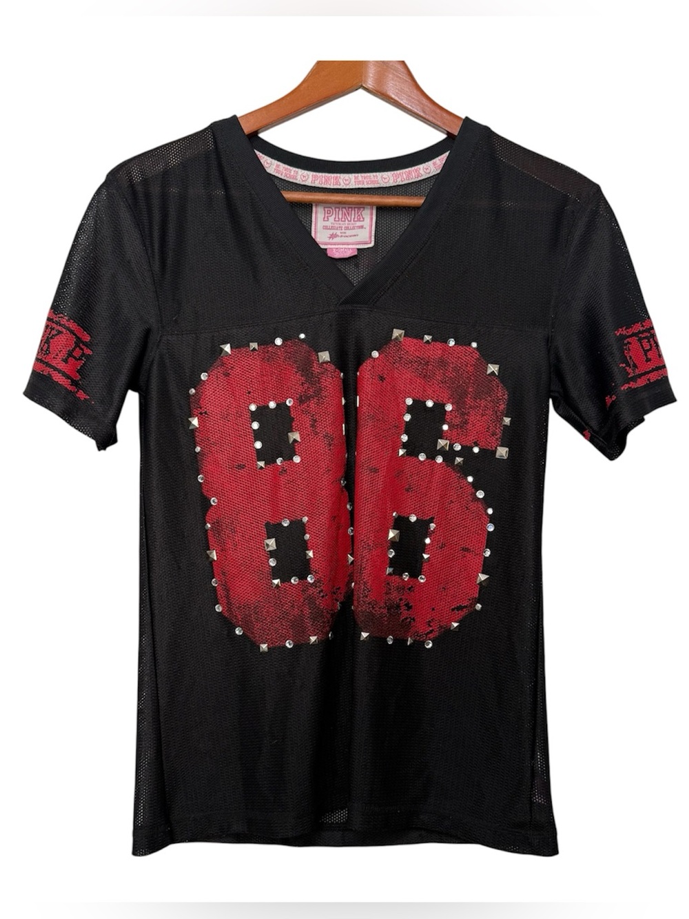 Victoria's Secret PINK Collegiate Collection Football Jersey Women’s XS Bulldogs